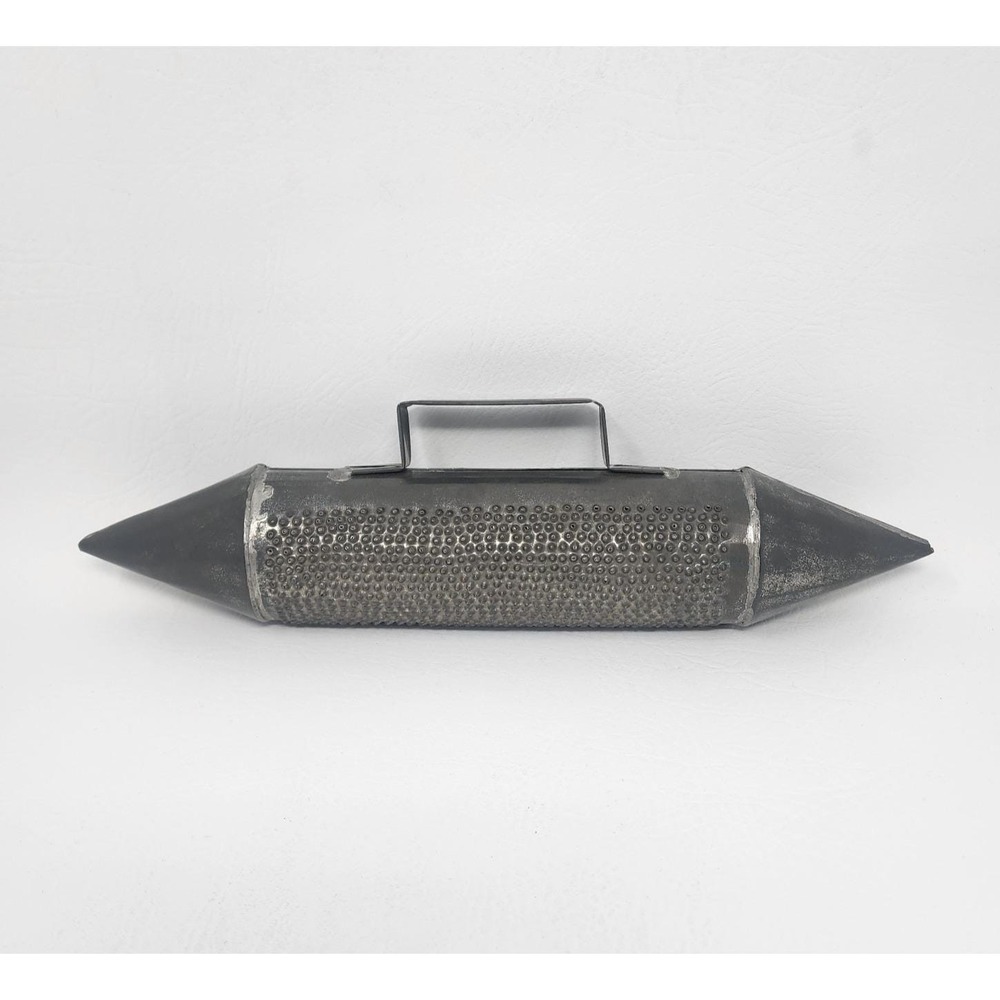 Vintage Torpedo Tin Biscuit Roller Baking Tools Collectibles Kitchen Decor